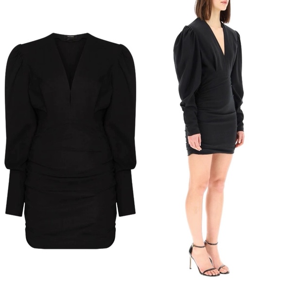 Isabel Marant stella puff balloon sleeve dress FINAL PRICe NO OFFER CONSIDERED - Picture 4 of 14